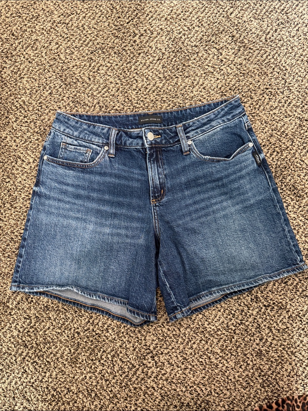 Silver jeans denim shorts